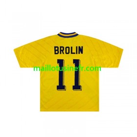 Maillot de Foot Suède Brolin 11 Domicile Retro 1994